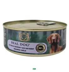 Real Dog SP Wet Adult Beef&Rabbit konservuotas pašaras suaugusiems šunims, jautiena, triušiena; 240g, 800g