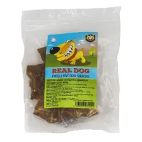 Real Dog Snack Jaučio sausgyslės pjaustytos, skanėstas šunims; 200g