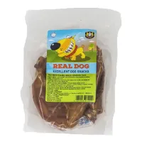 Real Dog Snack Kiaulės ausys vidutinės, skanėstas šunims; 3vnt