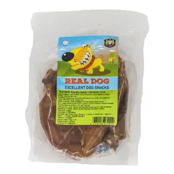 Real Dog Snack Kiaulės ausys vidutinės, skanėstas šunims; 3vnt Real Dog Snack Kiaulės ausys vidutinės, skanėstas šunims; 3vnt