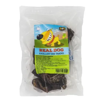 Real Dog Snack Kiaulių plaučiai, skanėstas šunims; 100g Real Dog Snack Kiaulių plaučiai, skanėstas šunims; 100g