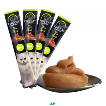 Fine Cat Exclusive Cremy Tuna skanėstai katėms, tunas; 4x15g