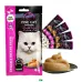 Fine Cat Exclusive Cremy Duck & Chicken skanėstai katėms, vištiena, antiena; 4x15g
