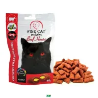Fine Cat Pillows Beef skanėstai pagalvėlės su įdaru katėms, jautiena; 60g