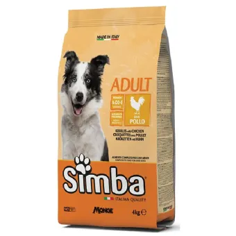 Simba Dog Croquettes Chicken sausas pašaras suaugusiems šunims, vištiena; 4kg
