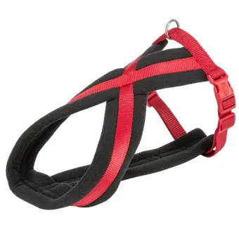 Trixie Premium touring petnešos šunims, raudonos; XS, S, SM, M, ML, L, L-XL