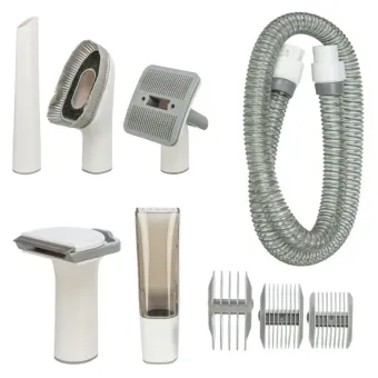 Trixie Grooming Kit kailio siurblys su kirpimo mašinėle ir šukų rinkiniu Trixie Grooming Kit kailio siurblys su kirpimo mašinėle ir šukų rinkiniu