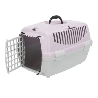 Trixie Capri 1 XXS grey/lilac gyvūnų transportavimo dėžė boksas; 32x31x48cm