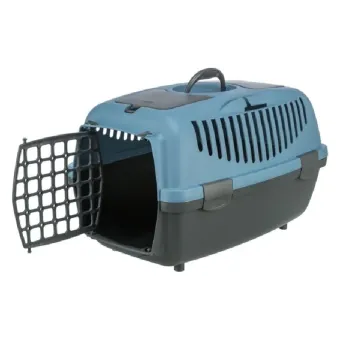 Trixie Capri 2 XS grey/blue gyvūnų transportavimo dėžė boksas; 37x34x55cm