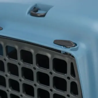 Trixie Capri 2 XS grey/blue gyvūnų transportavimo dėžė boksas; 37x34x55cm