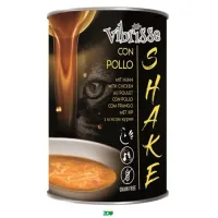 Vibrisse Shake Con Pollo sriuba katėms, kokteilis vištienos skonio; 135g