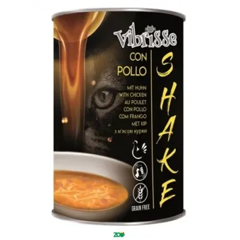 Vibrisse Shake Con Pollo sriuba katėms, kokteilis vištienos skonio; 135g