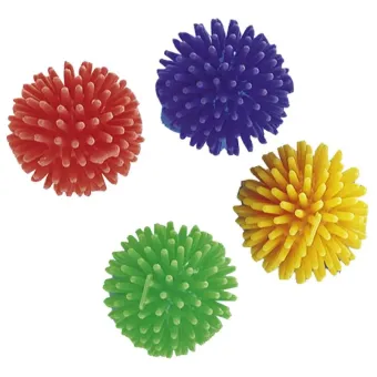 Vadigran Hedgehog Ball kamuoliukai žaislas katėms, 4vnt; 3cm