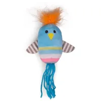 Vadigran Bowi Bird pliušinis pukštis su katžole žaislas katėms minkštas; 15cm
