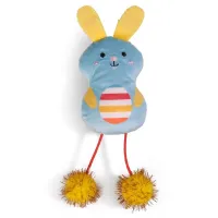 Vadigran Bowi Rabbit pliušinis triušis su katžole žaislas katėms minkštas; 18cm