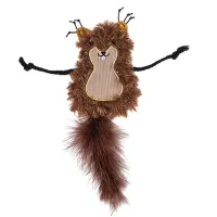 Vadigran Tiggy Squirrel pliušinė voverė su katžole žaislas katėms minkštas; 23cm