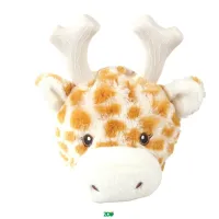 Vadigran Plush Giraffe pliušinė žirafos galva su ragiukais žaislas šunims; 17cm