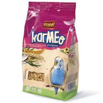 Vitapol Karmeo Premium Budgie visavertis lesalas banguotosioms papūgėlėms; 500g, 20kg
