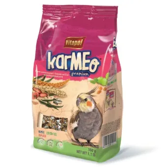Vitapol Karmeo Premium Nimfa visavertis lesalas papūgoms nimfoms; 500g, 1kg, 20kg