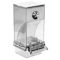 Zoo Cage Feeder lesykla paukščiams, skaidri; 19x8.5cm