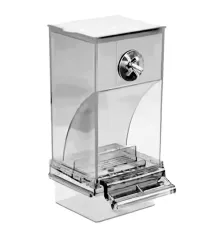 Zoo Cage Feeder lesykla paukščiams, skaidri; 19x8.5cm