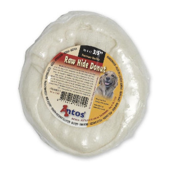 Antos Raw Hide Donut jaučio odos kramtalas šunims; 70g Antos Raw Hide Donut jaučio odos kramtalas šunims; 70g
