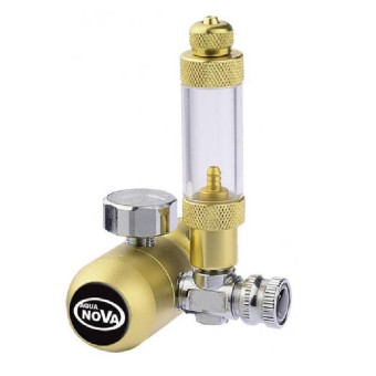 Aqua Nova Gold CO2 reduktorius su burbuliukų skaičiuotuvu Aqua Nova Gold CO2 reduktorius su burbuliukų skaičiuotuvu