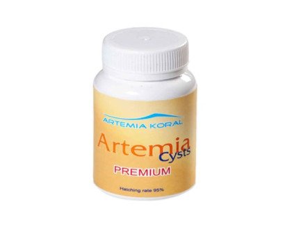 Artemia Koral Artemia Cysts Premium artemijų kiaušiniai ritinimui; 50g