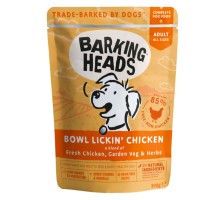 Barking Heads Bowl Lickin Chicken konservai su vištiena šunims, 300g