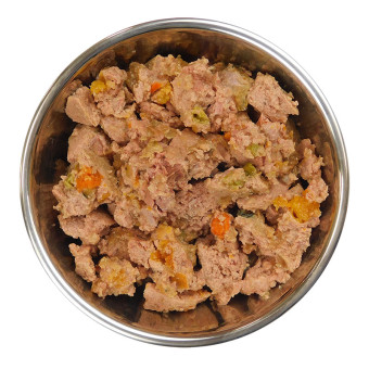 Barking Heads Bowl Lickin Chicken konservuotas pašaras suaugusiems šunims, vištiena; 10x300g Barking Heads Bowl Lickin Chicken konservuotas pašaras suaugusiems šunims, vištiena; 10x300g