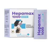 Bioveterinary Hepamax 1000 maisto papildas augintiniams; 28pak