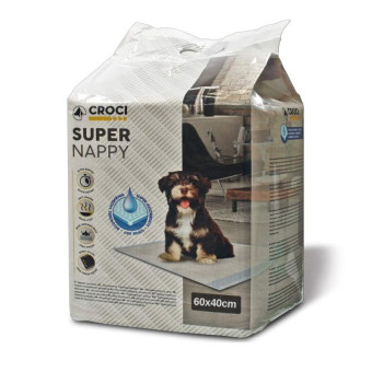 Croci Super Nappy higieniniai paklotai 60x40cm; 10vnt Croci Super Nappy higieniniai paklotai 60x40cm; 10vnt