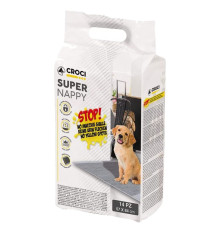 Croci Super Nappy higieniniai paklotai su anglimi 57x84cm; 14vnt