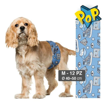Croci Dog Nappy juostos patinėliams M 40-50cm; 12vnt Croci Dog Nappy juostos patinėliams M 40-50cm; 12vnt
