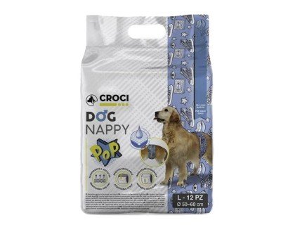 Croci Dog Nappy juostos patinėliams L 50-60cm; 12vnt