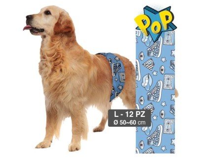 Croci Dog Nappy juostos patinėliams L 50-60cm; 12vnt