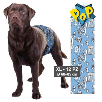 Croci Dog Nappy juostos patinėliams XL 60-85cm; 12vnt Croci Dog Nappy juostos patinėliams XL 60-85cm; 12vnt
