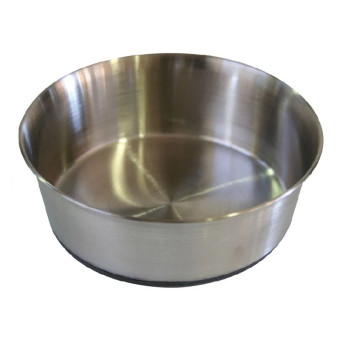 Croci Non slip Heavy plieninis dubenėlis 16cm su guma; 1000ml Croci Non slip Heavy plieninis dubenėlis 16cm su guma; 1000ml