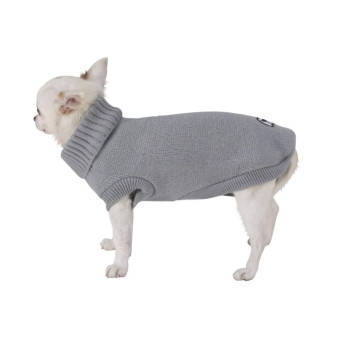 Croci Spa Moscow Grey megztinis šunims, pilkas; 20, 25, 30, 35, 40, 45, 50, 55, 60, 65, 70, 80