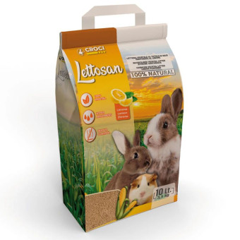 Croci Lettosan kukurūzų kraikas graužikams; 1.4kg, 3.5kg Croci Lettosan kukurūzų kraikas graužikams; 1.4kg, 3.5kg