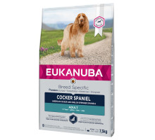 Eukanuba Cocker Spaniel sausas pašaras suaugusiems kokerspanieliams, vištiena; 7.5kg