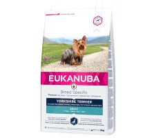 Eukanuba Yorkshire Terrier Chicken sausas pašaras suaugusiems Jorkšyro terjerams, vištiena; 2kg