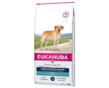 Eukanuba Labrador Retriever Chicken sausas pašaras suaugusiems Labradoro retriveriams, vištiena; 12kg