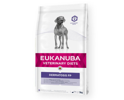 Eukanuba VD Dermatosis sausas pašaras suaugusiems šunims nuo uždegiminių odos būklių, alergijos, žuvis; 5kg, 12kg