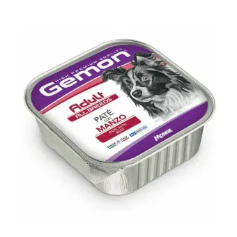 Gemon Wet Dog Pate Adult beef konservuotas pašaras paštetas šunims, jautiena; 150g Gemon Wet Dog Pate Adult beef konservuotas pašaras paštetas šunims, jautiena; 150g
