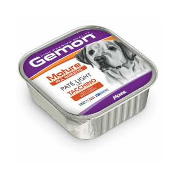 Gemon Wet Dog Pate light turkey konservuotas pašaras paštetas šunims, kalakutiena; 150g Gemon Wet Dog Pate light turkey konservuotas pašaras paštetas šunims, kalakutiena; 150g
