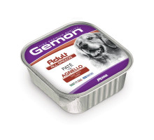 Gemon Wet Dog Pate Adult lamb konservuotas pašaras paštetas šunims, ėriena; 150g