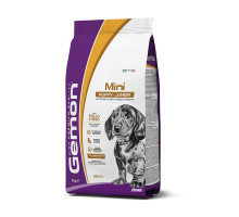 Gemon Dog Mini Puppy & Junior chicken & rice sausas pašaras šuniukams mažo dydžio veislų, vištiena; 3kg