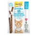 GimCat Sticks Salmon & Poultry skanėstas katėms begrūdės lazdelės, lašiša ir upėtakis; 4vnt