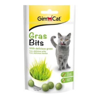 GimCat Grasbits skanėstai su žole katėms; 50g GimCat Grasbits skanėstai su žole katėms; 50g